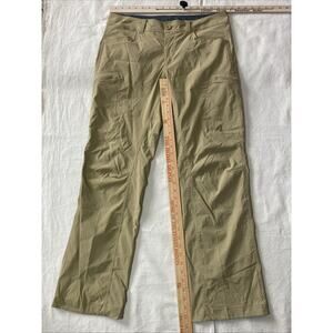 Eddie Bauer First Ascent Men's 34x32 Tan Straight Leg Hiking Pants Stretch camp